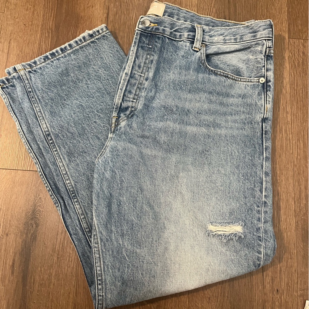 Everlane Women's Straight Leg Jeans - Light Blue
